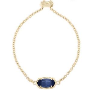 Kendra Scott Navy Cats Eye Elaina Bracelet